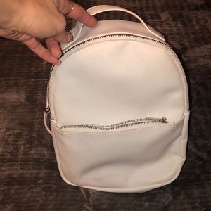 Small white back pack, perfect for festivals!